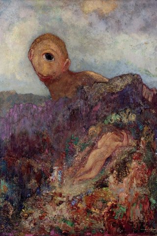 The Cyclops By Odilon Redon Wall Art Painting Prints Poster Canvas Picture Hanging Photo Gift Idea Home Decor