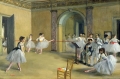 The Dance Foyer at the Opera on the rue Le Peletier By Edgar Degas Wall Art Painting Prints Poster Canvas Picture Hanging Photo Gift Idea Home Decor