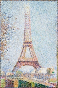 The Eiffel Tower By Georges Seurat Wall Art Painting Prints Poster Canvas Picture Hanging Photo Gift Idea Home Decor