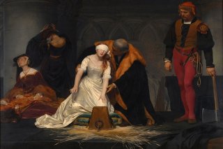 The Execution of Lady Jane Grey By Paul Delaroche Wall Art Painting Prints Poster Canvas Picture Hanging Photo Gift Idea Home Decor