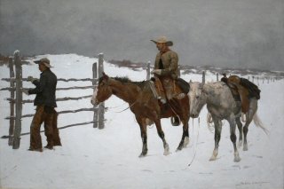 The Fall of The Cowboy By Frederic Remington Wall Art Painting Prints Poster Canvas Picture Hanging Photo Gift Idea Home Decor