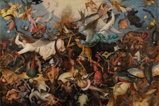 The Fall of the Rebel Angels By Pieter Brueghel the Elder Wall Art Painting Prints Poster Canvas Picture Hanging Photo Gift Idea Home Decor