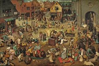 The Fight Between Carnival and Lent The Battle Between Carnival and Lent By Pieter Bruegel the Elder