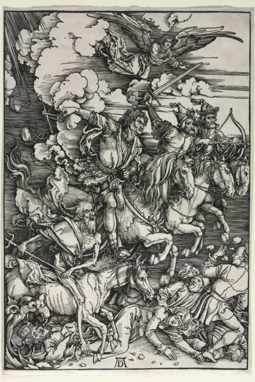 The Four Horsemen of the Apocalypse By Albrecht Durer Wall Art Painting Prints Poster Canvas Picture Hanging Photo Gift Idea Home Decor