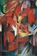 The Foxes By Franz Marc Wall Art Painting Prints Poster Canvas Picture Hanging Photo Gift Idea Home Decor