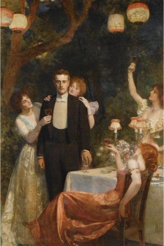 The Garden of Armida By John Collier Wall Art Painting Prints Poster Canvas Picture Hanging Photo Gift Idea Home Decor