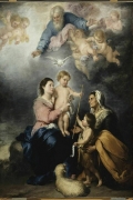 The Holy Family By Bartolom Esteban Murillo Wall Art Painting Prints Poster Canvas Picture Hanging Photo Gift Idea Home Decor