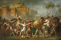 The Intervention of the Sabine Women By Jacques Louis David Wall Art Painting Prints Poster Canvas Picture Hanging Photo Gift Idea Home Decor
