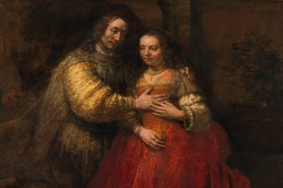 The Jewish Bride By Rembrandt van Rijn Wall Art Painting Prints Poster Canvas Picture Hanging Photo Gift Idea Home Decor