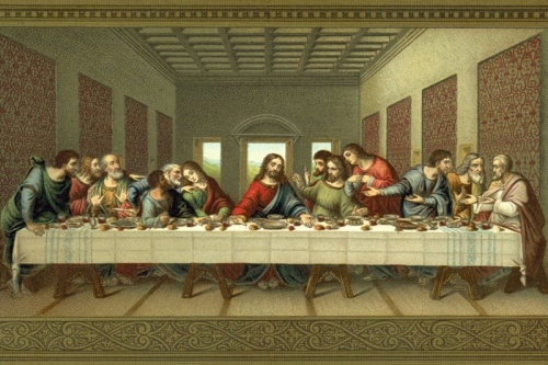 The Last Supper By Leonardo da Vinci Wall Art Painting Prints Poster Canvas Picture Hanging Photo Gift Idea Home Decor