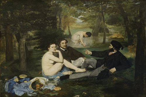 The Luncheon on the Grass By Edouard Manet Wall Art Painting Prints Poster Canvas Picture Hanging Photo Gift Idea Home Decor