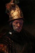 The Man with the Golden Helmet By Rembrandt Van Rijn Wall Art Painting Prints Poster Canvas Picture Hanging Photo Gift Idea Home Decor