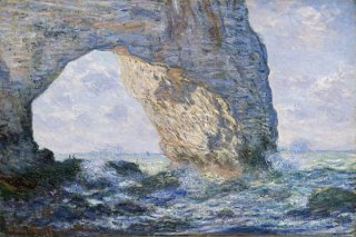The Manneporte near Etretat By Claude Monet Wall Art Painting Prints Poster Canvas Picture Hanging Photo Gift Idea Home Decor