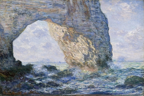 The Manneporte near Etretat By Claude Monet Wall Art Painting Prints Poster Canvas Picture Hanging Photo Gift Idea Home Decor