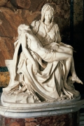 The Pieta By Michelangelo Buonarroti Wall Art Painting Prints Poster Canvas Picture Hanging Photo Gift Idea Home Decor