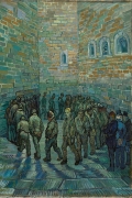 The Prisoners Round Prisoners Exercising By Vincent van Gogh Wall Art Painting Prints Poster Canvas Picture Hanging Photo Gift Idea Home Decor