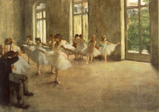 The Rehearsal of the Ballet Onstage By Edgar Degas Wall Art Painting Prints Poster Canvas Picture Hanging Photo Gift Idea Home Decor