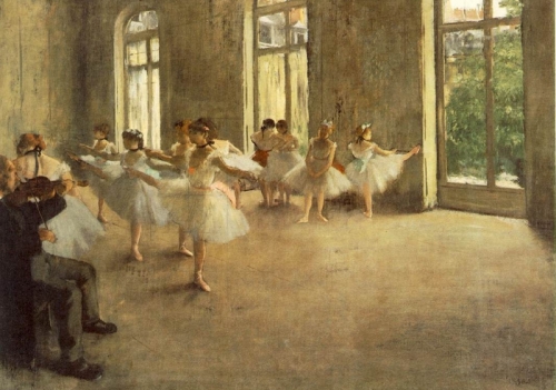 The Rehearsal of the Ballet Onstage By Edgar Degas Wall Art Painting Prints Poster Canvas Picture Hanging Photo Gift Idea Home Decor