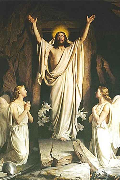 The Resurrection By Carl Heinrich Bloch Wall Art Painting Prints Poster Canvas Picture Hanging Photo Gift Idea Home Decor