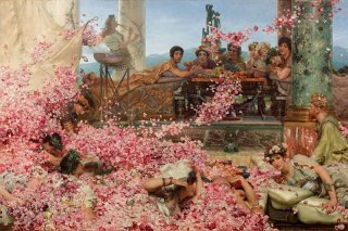 The Roses of Heliogabalus By Sir Lawrence Alma Tadema Wall Art Painting Prints Poster Canvas Picture Hanging Photo Gift Idea Home Decor