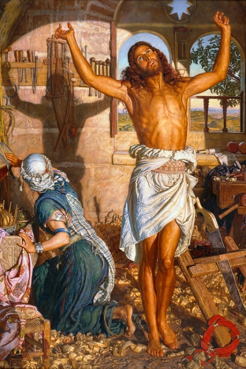 The Shadow of Death By William Holman Hunt Wall Art Painting Prints Poster Canvas Picture Hanging Photo Gift Idea Home Decor