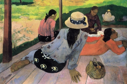 The Siesta By Paul Gauguin Wall Art Painting Prints Poster Canvas Picture Hanging Photo Gift Idea Home Decor