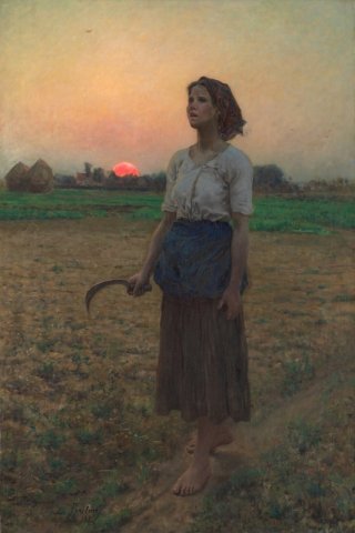 The Song of the Lark By Jules Breton Wall Art Painting Prints Poster Canvas Picture Hanging Photo Gift Idea Home Decor