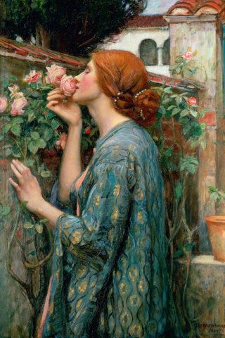 The Soul of the Rose By John William Waterhouse Wall Art Painting Prints Poster Canvas Picture Hanging Photo Gift Idea Home Decor