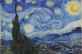 The Starry Night By Vincent van Gogh Wall Art Painting Prints Poster Canvas Picture Hanging Photo Gift Idea Home Decor