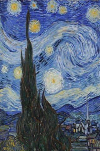 The Starry Night By Vincent van Gogh Wall Art Painting Prints Poster Canvas Picture Hanging Photo Gift Idea Home Decor