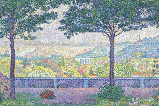 The Terrace Meudon By Paul Signac Wall Art Painting Prints Poster Canvas Picture Hanging Photo Gift Idea Home Decor