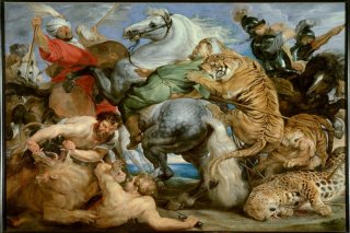The Tiger Hunt By Peter Paul Rubens Wall Art Painting Prints Poster Canvas Picture Hanging Photo Gift Idea Home Decor