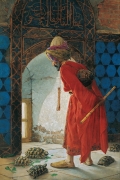 The Tortoise Trainer By Osman Hamdi Bey Wall Art Painting Prints Poster Canvas Picture Hanging Photo Gift Idea Home Decor