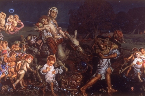 The Triumph of the Innocents By William Holman Hunt Wall Art Painting Prints Poster Canvas Picture Hanging Photo Gift Idea Home Decor