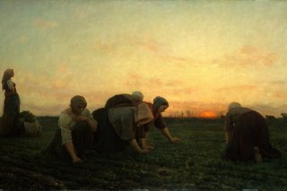 The Weeders By Jules Breton Wall Art Painting Prints Poster Canvas Picture Hanging Photo Gift Idea Home Decor