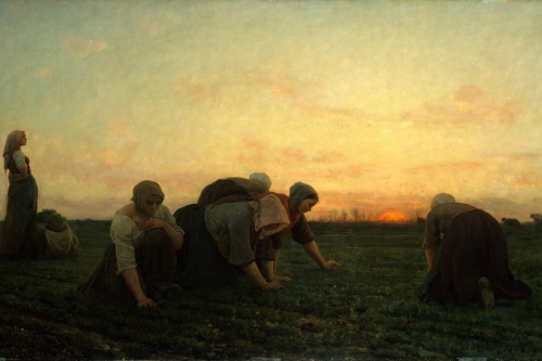 The Weeders By Jules Breton Wall Art Painting Prints Poster Canvas Picture Hanging Photo Gift Idea Home Decor