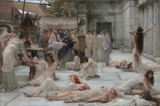 The Women of Amphissa By Lawrence Alma Tadema Wall Art Painting Prints Poster Canvas Picture Hanging Photo Gift Idea Home Decor