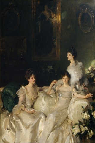 The Wyndham Sisters By John Singer Sargent Wall Art Painting Prints Poster Canvas Picture Hanging Photo Gift Idea Home Decor
