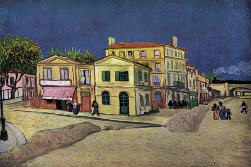 The Yellow House The Street By Vincent van Gogh Wall Art Painting Prints Poster Canvas Picture Hanging Photo Gift Idea Home Decor