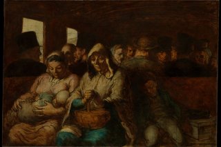 Third Class By Honore Daumier Wall Art Painting Prints Poster Canvas Picture Hanging Photo Gift Idea Home Decor