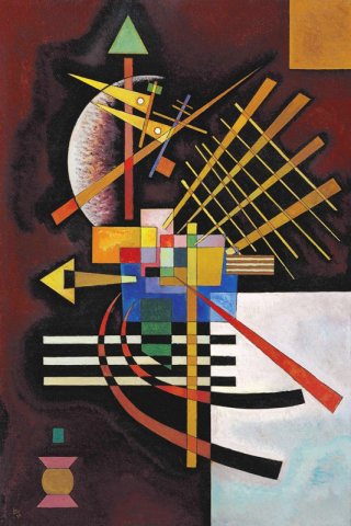 Top and Left By Wassily Kandinsky Wall Art Painting Prints Poster Canvas Picture Hanging Photo Gift Idea Home Decor