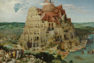 Tower of Babel By Pieter Brueghel the Elder Wall Art Painting Prints Poster Canvas Picture Hanging Photo Gift Idea Home Decor