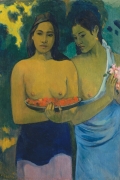 Two Tahitian Women By Paul Gauguin Wall Art Painting Prints Poster Canvas Picture Hanging Photo Gift Idea Home Decor