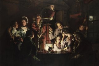 Un esperimento su un uccello in una pompa ad aria By Joseph Wright of Derby