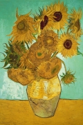 Vase with Fifteen Sunflowers By Vincent van Gogh Wall Art Painting Prints Poster Canvas Picture Hanging Photo Gift Idea Home Decor