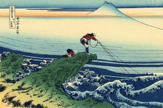 vue de Kajikazawa dans la province Kai japon By Katsushika Hokusai Wall Art Painting Prints Poster Canvas Picture Hanging Photo Gift Idea Home Decor