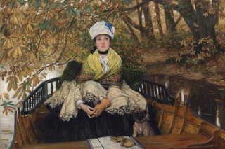 Waiting By James Jacques Joseph Tissot Wall Art Painting Prints Poster Canvas Picture Hanging Photo Gift Idea Home Decor