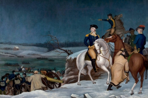Washington at the Delaware By Edward Hicks Wall Art Painting Prints Poster Canvas Picture Hanging Photo Gift Idea Home Decor