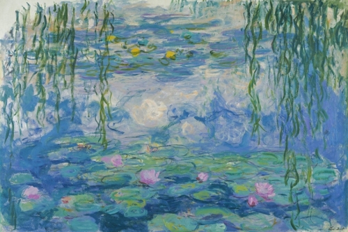 Water Lilies 1 By Claude Monet Wall Art Painting Prints Poster Canvas Picture Hanging Photo Gift Idea Home Decor
