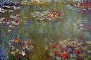 Water Lilies 2 By Claude Monet Wall Art Painting Prints Poster Canvas Picture Hanging Photo Gift Idea Home Decor